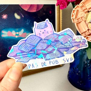 STICKERS HOLOGRAPHIQUE - Pas De Pub SVP