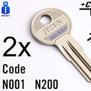 Thule Dachträger Skiträger Ersatzschlüssel Code N001–N250 x2