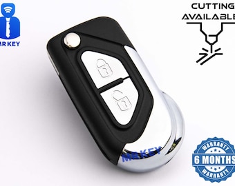 Citroen C3 DS3 Key Shell 2 Button Flip Remote Fob Case 2009–2016