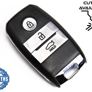 Key Shell Case Cover with 3 Buttons for Kia - Perfect for Optima, Niro, Sorento, Venga, Sportage