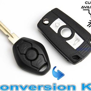 BMW Key Upgrade Kit - New Modern Design for E46, E39, E53, E83, X3, X5 Keys - Easy Install