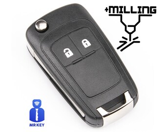 Opel/Vauxhall Key Cover For OPEL Adam, Astra J, Insignia, Mokka, Zafira C - Easy Install HU-100 Blade