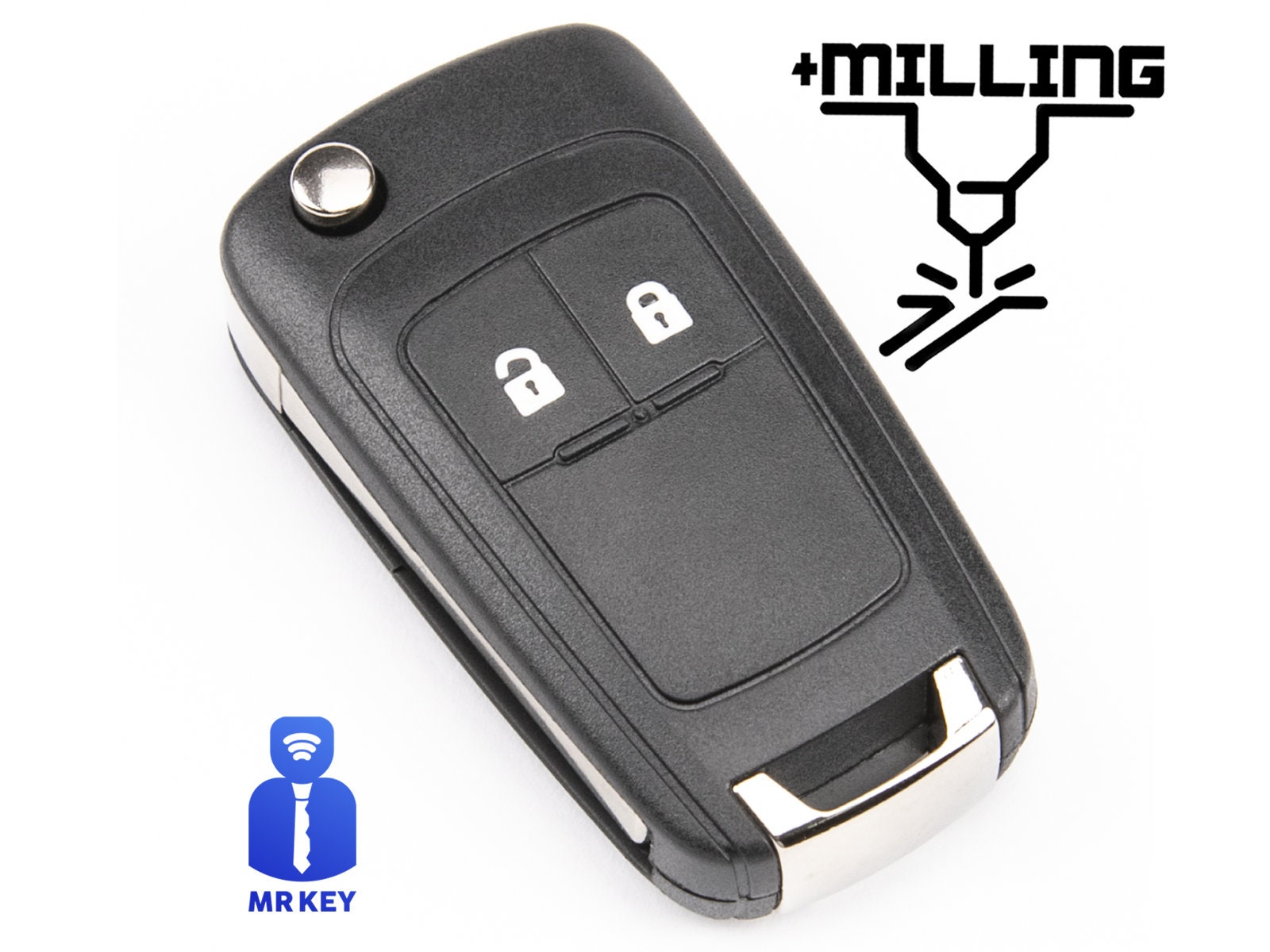 Opel Schlüssel Gehäuse mit 3 Tasten - Mr Key