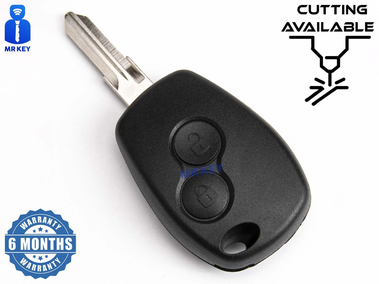 Key Shell Case Cover Fob for Renault Dacia and Opel - Perfect for Models Clio, Modus, Duster, Logan, Movano
