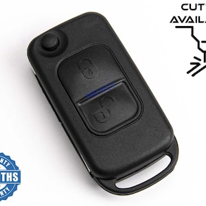 Key Cover Case Shell For Mercedes - Perfect for Models:  A W168 / E W210 / E W124 and many more