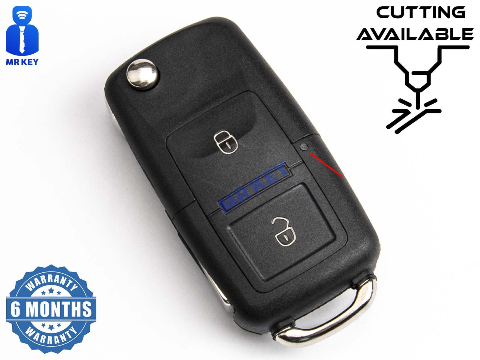 Rigid Schlüssel Fernbedienung Schutz Hülle Blau für Audi A4 (B7