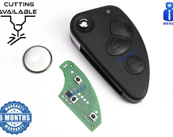 Remote Flip Key with 3 Buttons for Alfa Romeo With Electronics Chip ID48