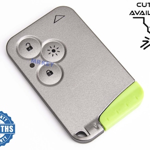 Guscio coprichiave auto Smart Card con 3 pulsanti per Renault Laguna Espace Vel Satis