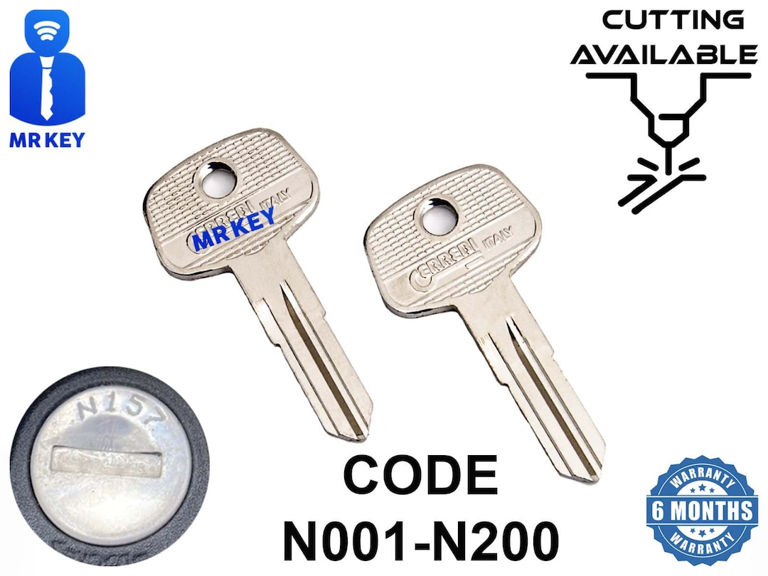 2x Key for Atera Halfords Exodus Roof Rack Cargo Box Cut to Your Code