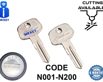 2x Nyckeluttag för Atera Halfords Exodus takräcke (kod N001-N200)