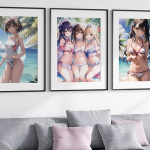 Anime Waifu - Digital File Printable Wall Art