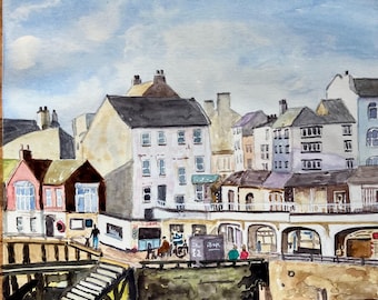 Bridlington Yorkshire. Original painting.