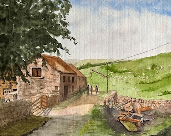 Yorkshire Dales. Original painting.