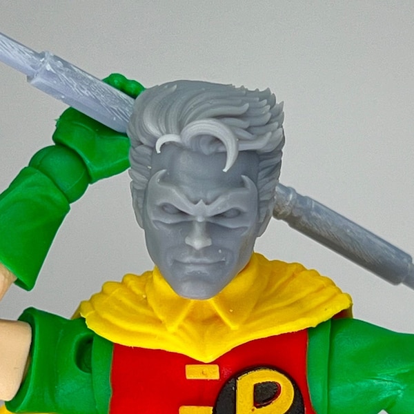 1/10 3D printed head sculpt Bird Boy Sidekick Collection