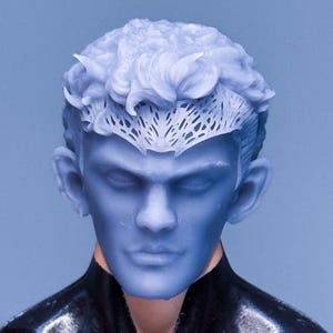 1/12 Scale Bespoke Sculpted Head – young Mystic Warrior Hero Sculpt