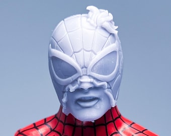 1/12 特注ヘッド ハーフマスク スパイダーパーカー ヒーロースマイル
