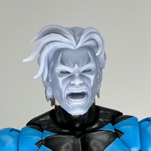 1/12 1/10 Bespoke Sculpted Head Night Vigilante Sidekick Screaming and Smirking