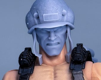 1/12 Bespoke Sculpted Head and kit of the future soldier