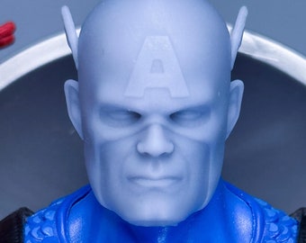 1/12 op maat gemaakt hoofd van de Amerikaanse oorlogsheld Captain Steve Expressions