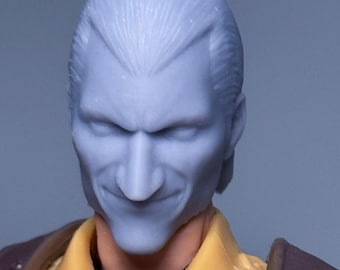 1/12 Tête sculptée sur mesure MGS The Fear