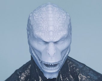 1/12 Bespoke Sculpted Head Reptile Scientist