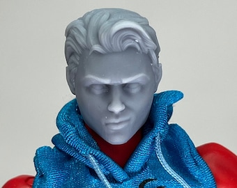 1/12 Bespoke Sculpted Head Scarlett Spider Hero Ben Masked and Unmasked