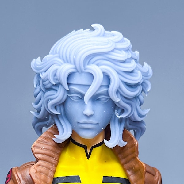 1/12 3D printed head sculpt Power Absorbing Mutant Hero Jim Lee