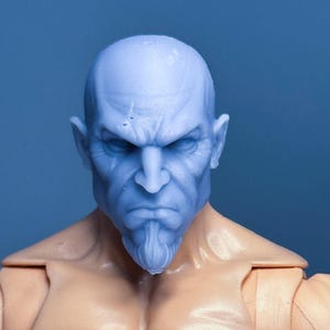 1/12 Scale Bespoke Sculpted Head – Younger Demi war God