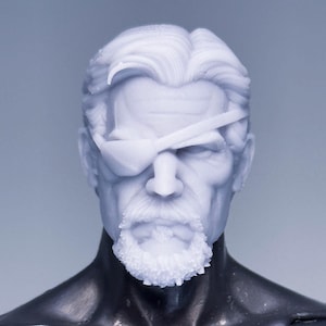 1/12 & 1/10 Scale Bespoke Sculpted Head – Single-Eyed Assassin Sculpt