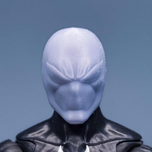 1/12 Bespoke Sculpted Head Symbiotic Black Suit Spider Parker Hero