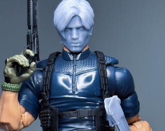 1/12 3D-printad huvudskulptur Leon S Kennedy Re9 KIT
