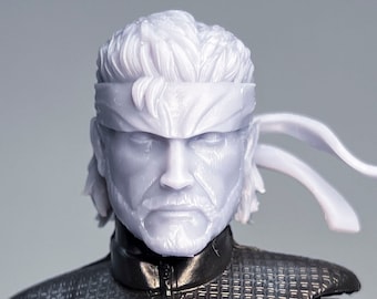 Mangeur de serpents à tête sculptée sur mesure 1/12 Alt