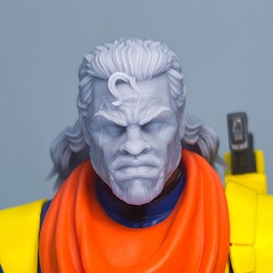 1/12 Tête sculptée sur mesure Future Mutant Cop des années 90