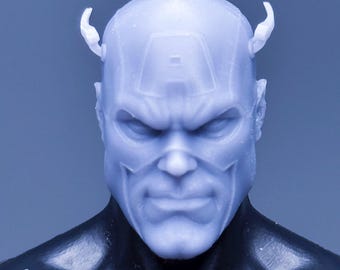 1/12 op maat gemaakt hoofd van de Amerikaanse oorlogsheld Captain Steve