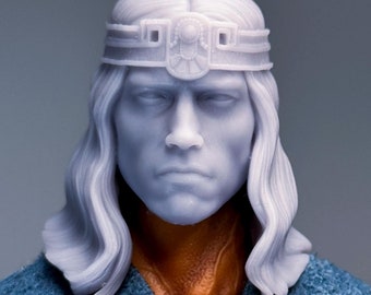 1/12 1/10 Rzeźbiona na zamówienie głowa Arnolda Schwarzeneggera Conana Barbarzyńcy