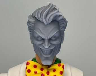 1/12 1/10 Bespoke Sculpted Head Classic Clown Criminal