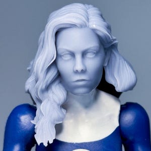 1/12 & 1/10 Scale Bespoke Sculpted Head – Translucent Woman Sculpt