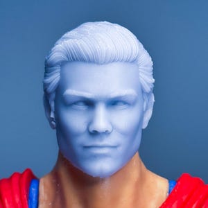 Cabeza esculpida a medida a escala 1/12 y 1/10: Figura de protector heroico