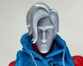 1/12 Bespoke Sculpted Head Scarlett multiverse Spider Hero Ben