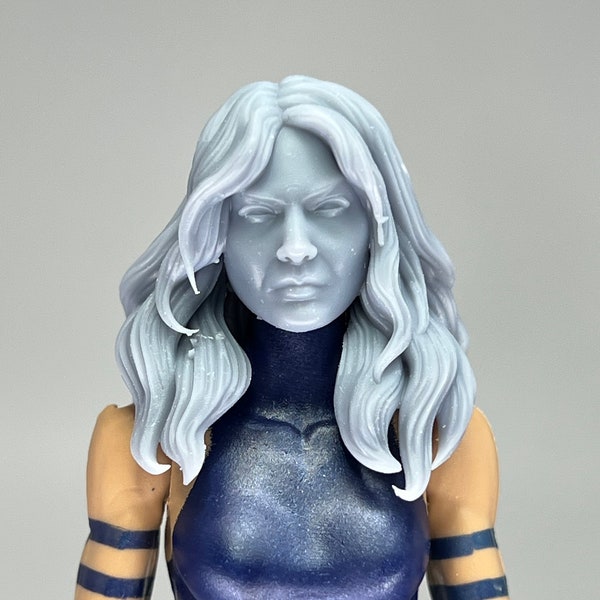 1/12 3D printed head sculpt Telekinetic Mutant Ninja Hero Olivia Munn