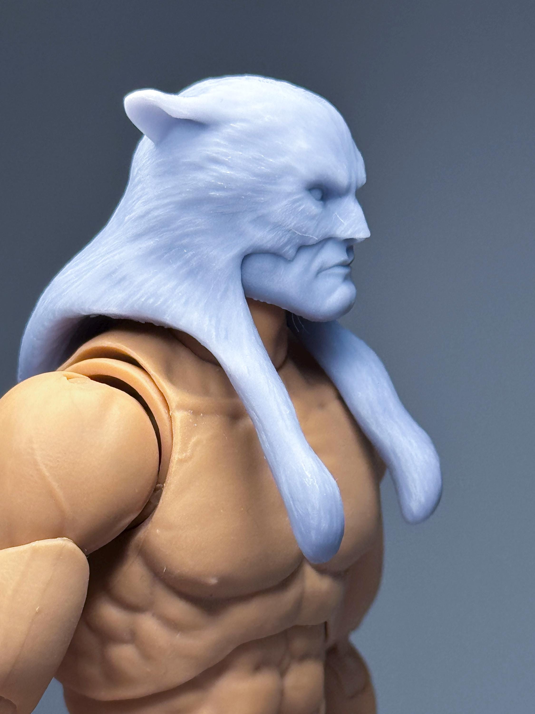 1/12 1/10 Bespoke Sculpted Head Wold Barbarian Frazetta - Etsy