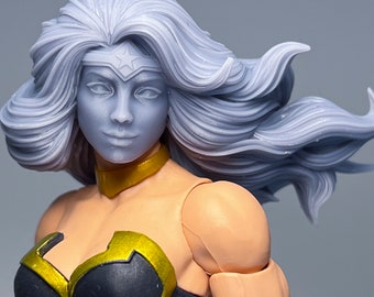 1/12 1/10 Bespoke Sculpted Head Warrior Woman Modern V2