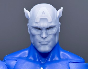 1/6カスタムヘッド　キャプテン・アメリカ　スティーブ・ロジャース 1/6スケール マーベル キャプテン・アメリカ スティーブ・ロジャース