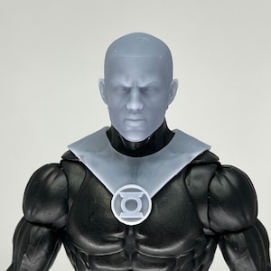 1/12 1/10 Bespoke Sculpted Head Emerald Light Space Defender