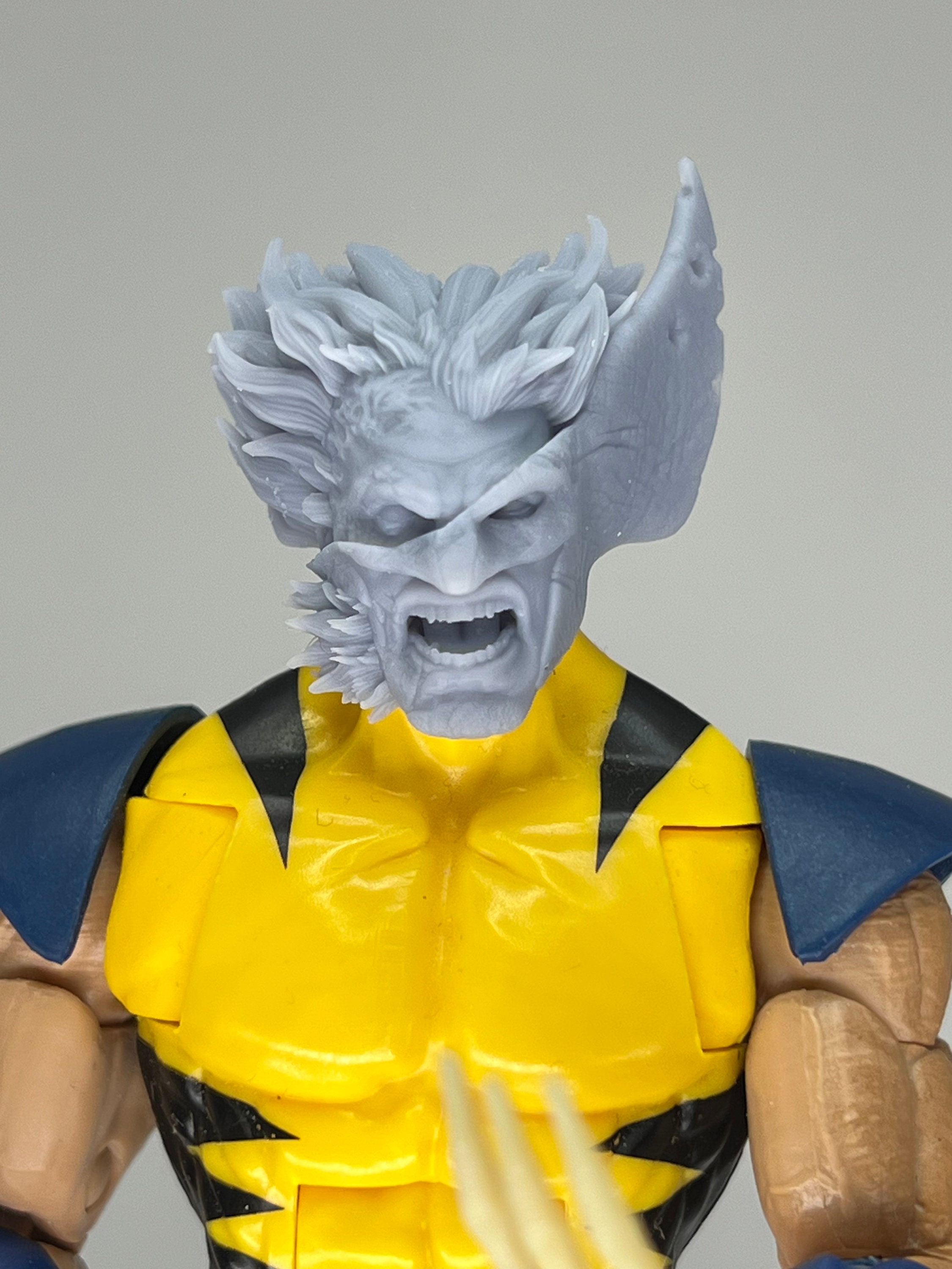 1/12 Scale Bespoke Sculpted Head – Battle-damaged Mutant Hero Sculpt - Etsy