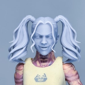 1/12 Scale Bespoke Sculpted Head – She Clown Anti-Hero