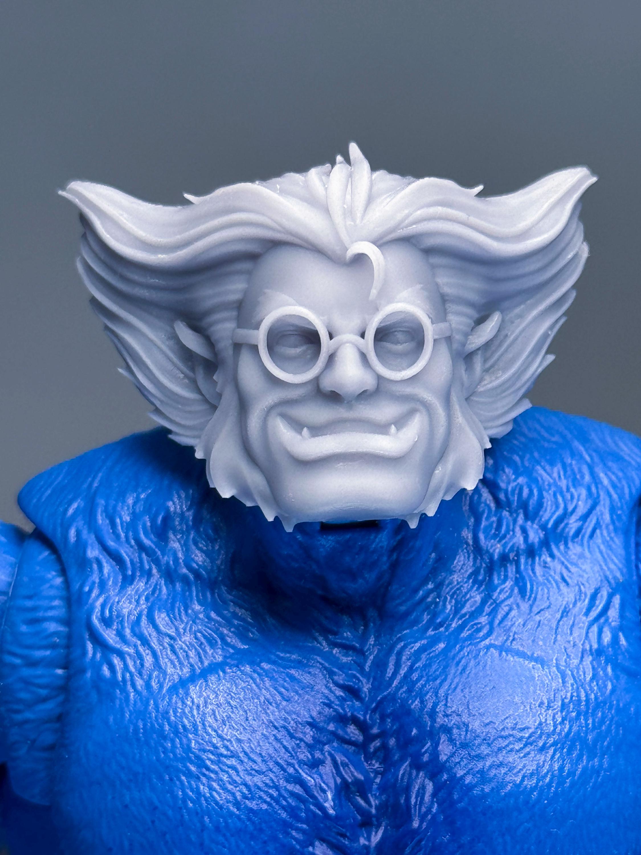 1/12 Scale Bespoke Sculpted Head – Animated Furry Mutant Hero Sculpt - Etsy