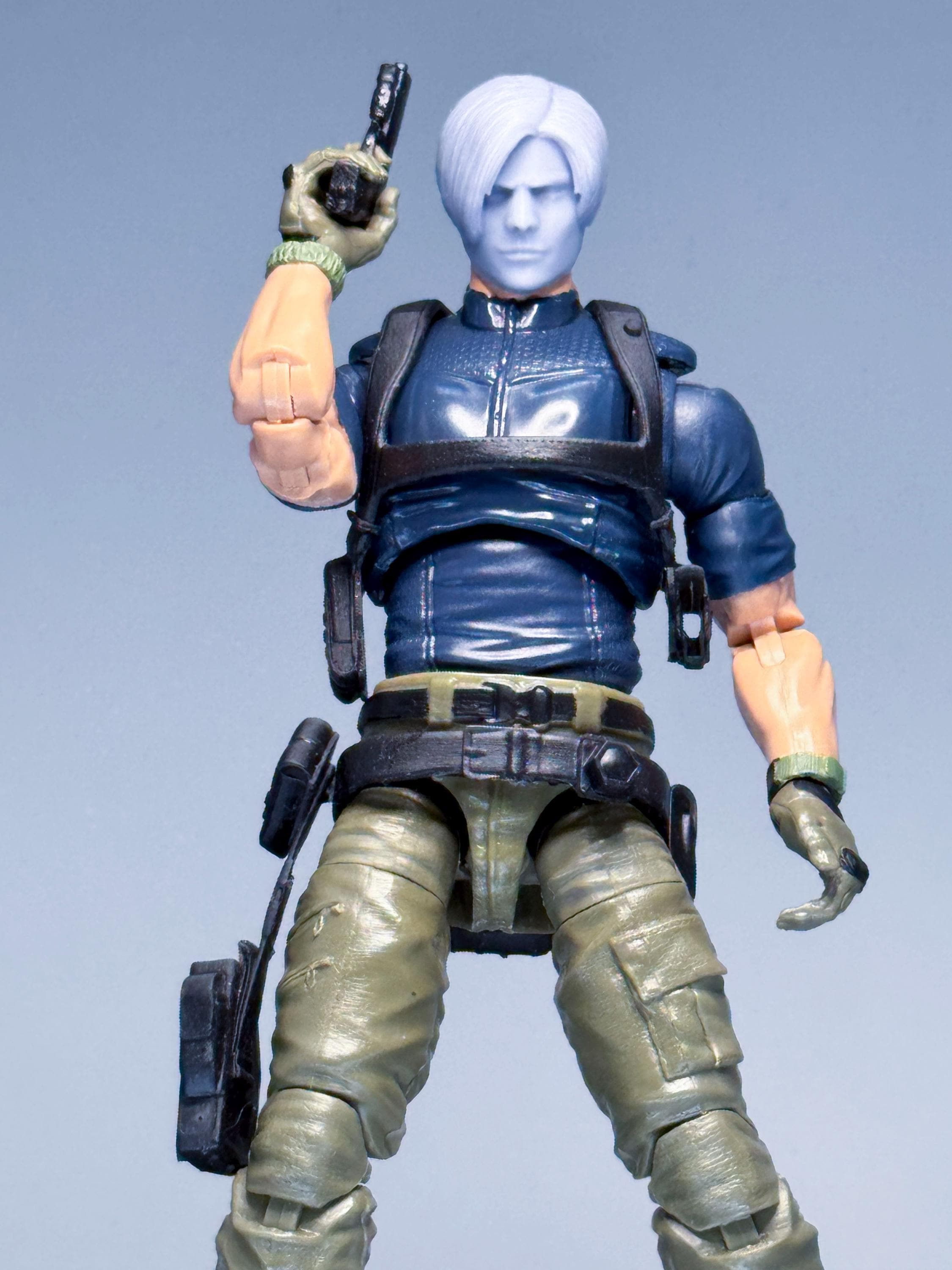 1/12 Bespoke Sculpted Head Leon Bio-evil 4 Full Kit - Etsy