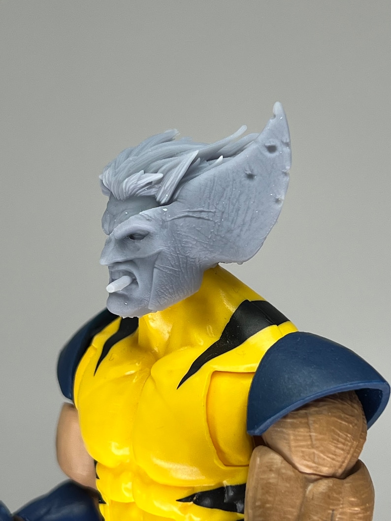 1/12 Scale Bespoke Sculpted Head – Battle-damaged Mutant Hero Sculpt - Etsy