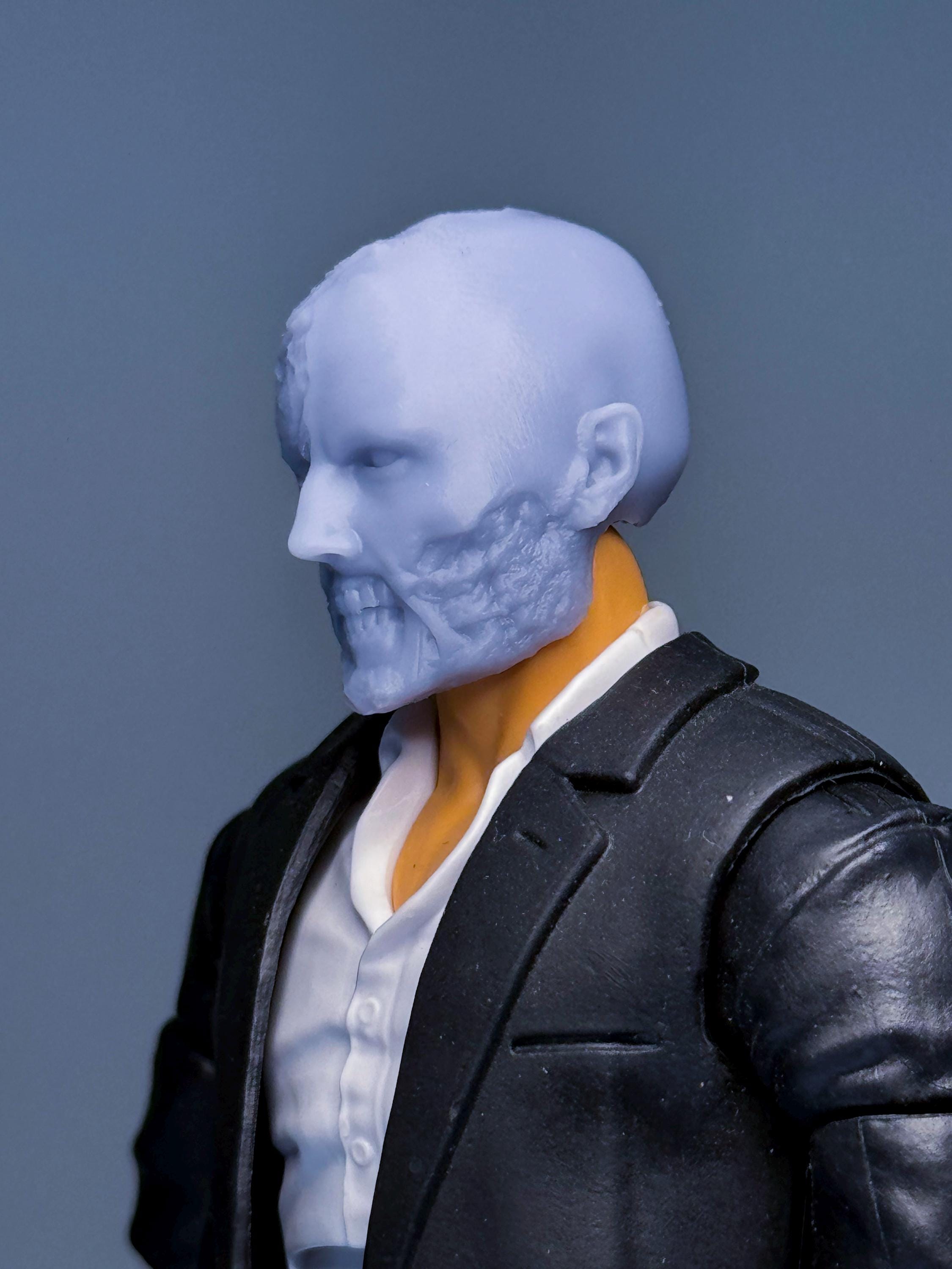 1/12 1/10 Bespoke Sculpted Head Darkman Bandages Liam Neeson - Etsy